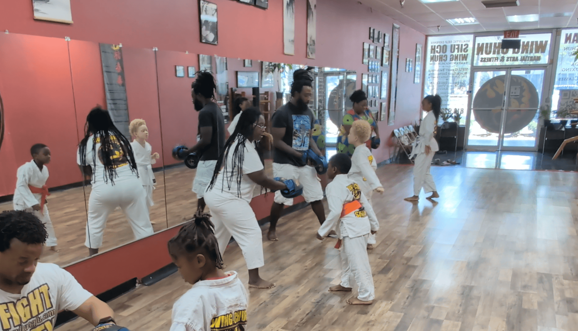 Parent Child Class at Tampa Wing Chun Kung Fu.